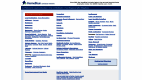 What Homeblue.com website looked like in 2020 (3 years ago)