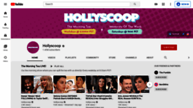 What Hollyscoop.com website looked like in 2020 (3 years ago)
