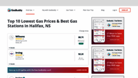 What Halifaxgasprices.com website looked like in 2020 (3 years ago)
