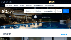What Hotelicariabarcelona.com website looked like in 2020 (3 years ago)
