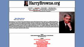 What Harrybrowne.org website looked like in 2020 (3 years ago)