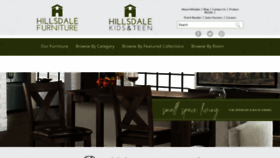 What Hillsdalefurniture.com website looked like in 2020 (3 years ago)