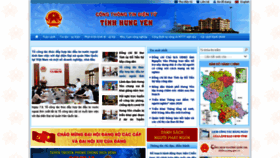 What Hungyen.gov.vn website looked like in 2020 (3 years ago)
