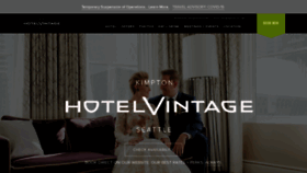 What Hotelvintagepark.com website looked like in 2020 (3 years ago)