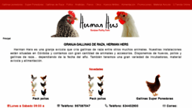 What Hermanhers.es website looked like in 2020 (3 years ago)