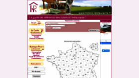 What Hotels-restaurants.fr website looked like in 2020 (3 years ago)
