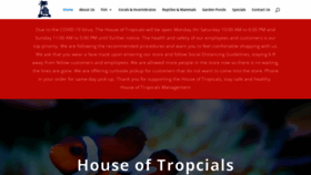 What Houseoftropicals.net website looked like in 2020 (3 years ago)