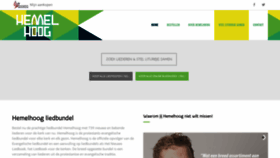 What Hemelhoog.nl website looked like in 2020 (3 years ago)