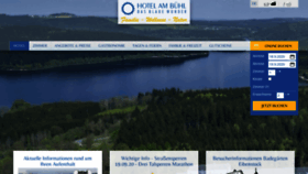 What Hotel-blaues-wunder.de website looked like in 2020 (3 years ago)