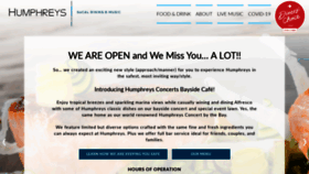 What Humphreysbythebay.com website looked like in 2020 (3 years ago)