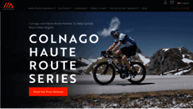 What Hauteroute.org website looked like in 2020 (3 years ago)