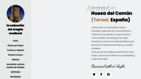 What Huesa.com website looked like in 2020 (3 years ago)