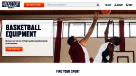 What Halfcourtsports.com website looked like in 2020 (3 years ago)