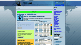 What Hrdlog.net website looked like in 2020 (3 years ago)