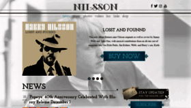 What Harrynilsson.com website looked like in 2020 (3 years ago)