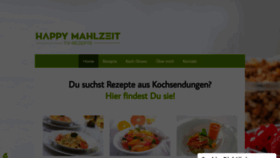 What Happy-mahlzeit.com website looked like in 2020 (3 years ago)