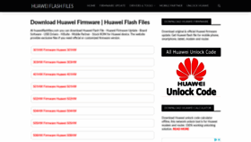 What Huaweiflashfiles.com website looked like in 2020 (3 years ago)