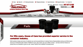 What Houseofcans.com website looked like in 2020 (3 years ago)