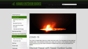 What Hawaiioutdoorguides.com website looked like in 2020 (3 years ago)