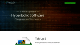 What Hyperbolicsoftware.com website looked like in 2020 (3 years ago)