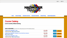 What Hazwopertraining.otsystems.net website looked like in 2020 (3 years ago)