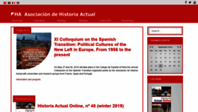 What Historia-actual.org website looked like in 2020 (3 years ago)
