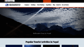 What Himalayanadventureintl.com website looked like in 2020 (3 years ago)