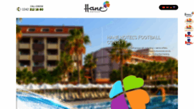 What Hanehotels.com website looked like in 2020 (3 years ago)