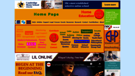 What Home-education.org.uk website looked like in 2020 (3 years ago)