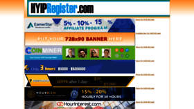 What Hyipregister.com website looked like in 2020 (3 years ago)