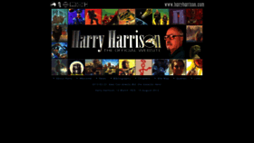 What Harryharrison.com website looked like in 2020 (3 years ago)