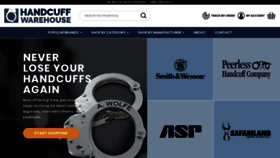 What Handcuffwarehouse.com website looked like in 2020 (3 years ago)