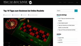 What Hier-ist-dein-schild.de website looked like in 2020 (3 years ago)