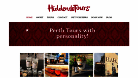 What Hiddendetours.com.au website looked like in 2020 (3 years ago)