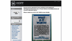 What Hoffhilk.com website looked like in 2020 (3 years ago)