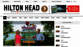 What Hiltonheadmonthly.com website looked like in 2020 (3 years ago)