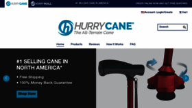 What Hurrycane.com website looked like in 2020 (3 years ago)