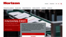 What Horizon.de website looked like in 2020 (3 years ago)