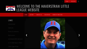What Haverstrawlittleleague.com website looked like in 2020 (3 years ago)