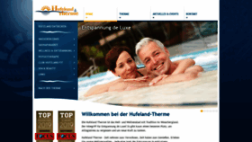 What Hufelandtherme.de website looked like in 2020 (3 years ago)