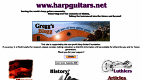 What Harpguitars.net website looked like in 2020 (3 years ago)