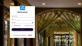 What Hotel.zeepos.com website looked like in 2020 (3 years ago)