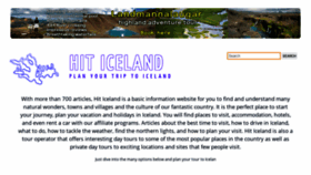 What Hiticeland.com website looked like in 2020 (3 years ago)