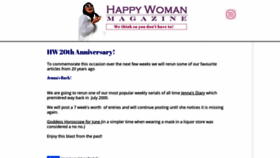 What Happywomanmagazine.com website looked like in 2020 (3 years ago)