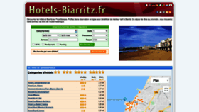 What Hotels-biarritz.fr website looked like in 2020 (3 years ago)