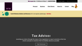 What Hfmtax.co.uk website looked like in 2020 (3 years ago)