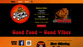 What Hungry-hippie.com website looked like in 2020 (3 years ago)