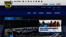 What Hokejvm.cz website looked like in 2020 (4 years ago)