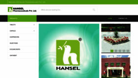 What Hanselpharma.com website looked like in 2020 (3 years ago)