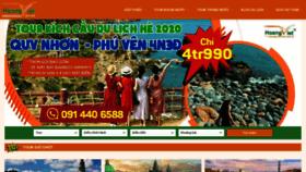What Hoangviettravel.vn website looked like in 2020 (3 years ago)